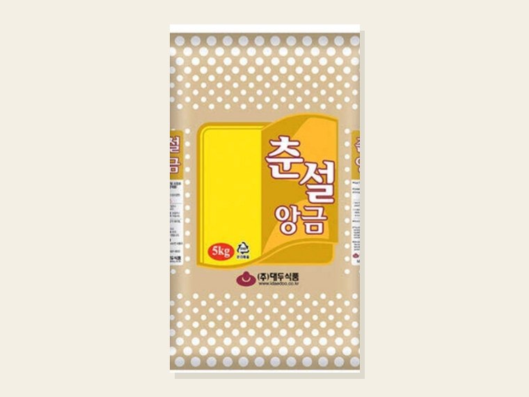 チュンソル 白あん（춘설앙금 57H）5kgパッケージ